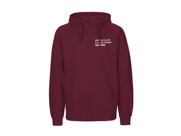Herren Hoodie in Bordeaux