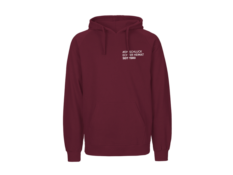 Herren Hoodie in Bordeaux