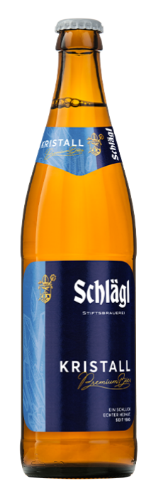 Flasche Schlägl Kristall 05l