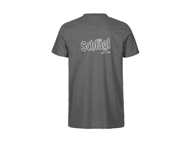 Herren Shirt in grau - Rückenprint