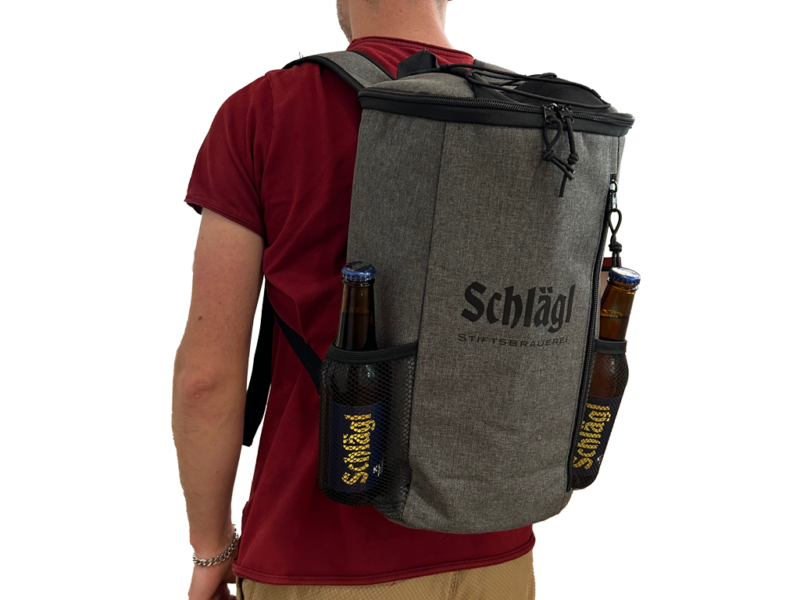 Schlägl Kühlrucksack in Action